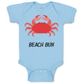 Baby Clothes Beach Bum Crab Ocean Sea Life Baby Bodysuits Boy & Girl Cotton