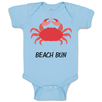 Baby Clothes Beach Bum Crab Ocean Sea Life Baby Bodysuits Boy & Girl Cotton