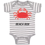 Baby Clothes Beach Bum Crab Ocean Sea Life Baby Bodysuits Boy & Girl Cotton