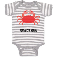 Baby Clothes Beach Bum Crab Ocean Sea Life Baby Bodysuits Boy & Girl Cotton