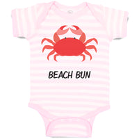 Baby Clothes Beach Bum Crab Ocean Sea Life Baby Bodysuits Boy & Girl Cotton