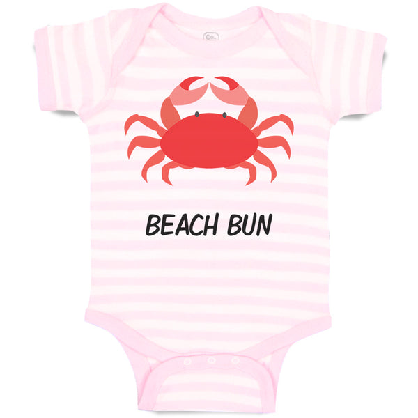 Baby Clothes Beach Bum Crab Ocean Sea Life Baby Bodysuits Boy & Girl Cotton