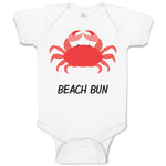 Baby Clothes Beach Bum Crab Ocean Sea Life Baby Bodysuits Boy & Girl Cotton