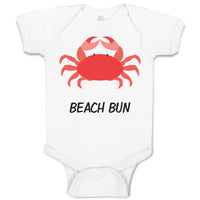 Baby Clothes Beach Bum Crab Ocean Sea Life Baby Bodysuits Boy & Girl Cotton