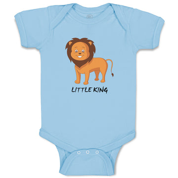 Baby Clothes Lion Little King Animals Safari Baby Bodysuits Boy & Girl Cotton