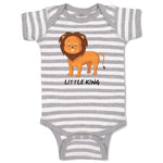 Baby Clothes Lion Little King Animals Safari Baby Bodysuits Boy & Girl Cotton