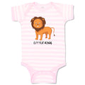 Baby Clothes Lion Little King Animals Safari Baby Bodysuits Boy & Girl Cotton