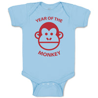 Baby Clothes Year of The Monkey Safari Baby Bodysuits Boy & Girl Cotton