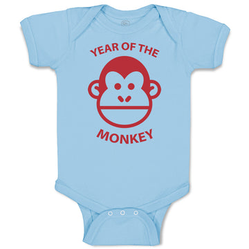 Baby Clothes Year of The Monkey Safari Baby Bodysuits Boy & Girl Cotton