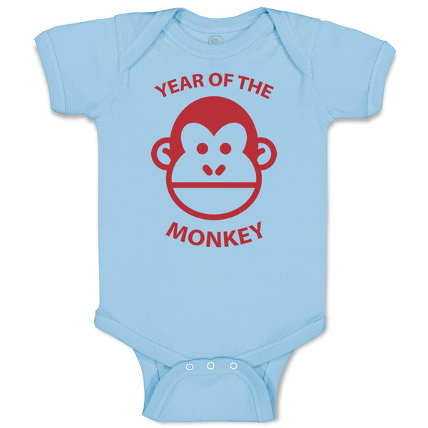 Baby Clothes Year of The Monkey Safari Baby Bodysuits Boy & Girl Cotton