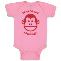 Baby Clothes Year of The Monkey Safari Baby Bodysuits Boy & Girl Cotton