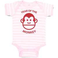 Baby Clothes Year of The Monkey Safari Baby Bodysuits Boy & Girl Cotton