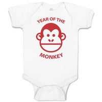 Baby Clothes Year of The Monkey Safari Baby Bodysuits Boy & Girl Cotton