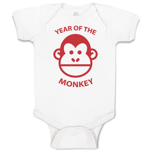 Baby Clothes Year of The Monkey Safari Baby Bodysuits Boy & Girl Cotton