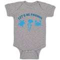 Baby Clothes Let's Be Friends Shark S Ocean Sea Life Baby Bodysuits Cotton