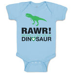 Baby Clothes Rawr Means I Love You in Dinosaur Dinosaurs Dino Trex Cotton