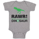 Baby Clothes Rawr Means I Love You in Dinosaur Dinosaurs Dino Trex Cotton