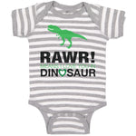 Baby Clothes Rawr Means I Love You in Dinosaur Dinosaurs Dino Trex Cotton