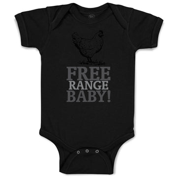 Baby Clothes Free Range Baby! Chicken Farm Baby Bodysuits Boy & Girl Cotton