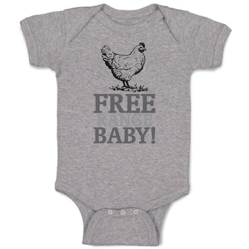 Baby Clothes Free Range Baby! Chicken Farm Baby Bodysuits Boy & Girl Cotton