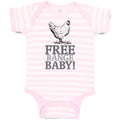 Baby Clothes Free Range Baby! Chicken Farm Baby Bodysuits Boy & Girl Cotton