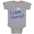 Baby Clothes Cuddle Saurus! Dinosaurs Dinosaurs Dino Trex Baby Bodysuits Cotton