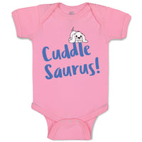 Baby Clothes Cuddle Saurus! Dinosaurs Dinosaurs Dino Trex Baby Bodysuits Cotton
