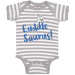 Baby Clothes Cuddle Saurus! Dinosaurs Dinosaurs Dino Trex Baby Bodysuits Cotton