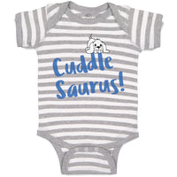 Baby Clothes Cuddle Saurus! Dinosaurs Dinosaurs Dino Trex Baby Bodysuits Cotton