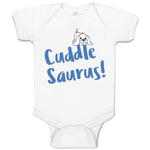 Baby Clothes Cuddle Saurus! Dinosaurs Dinosaurs Dino Trex Baby Bodysuits Cotton