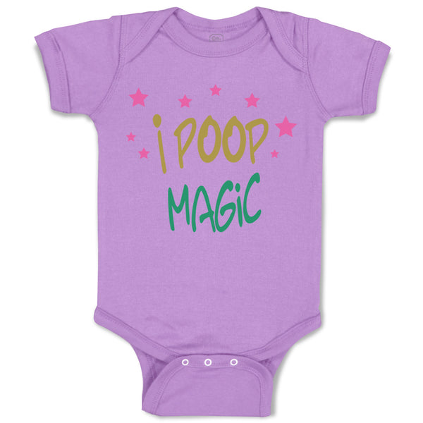 Baby Clothes I Poop Magic Unicorn Funny Humor Baby Bodysuits Boy & Girl Cotton