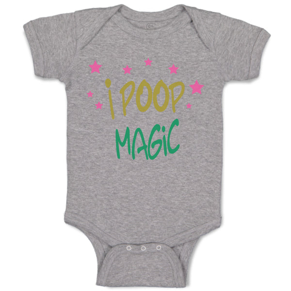 Baby Clothes I Poop Magic Unicorn Funny Humor Baby Bodysuits Boy & Girl Cotton