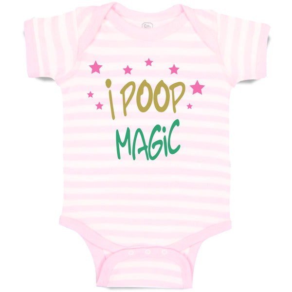 Baby Clothes I Poop Magic Unicorn Funny Humor Baby Bodysuits Boy & Girl Cotton