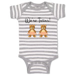 Baby Clothes We'Re Twins! Dinosaurs Animals Baby Bodysuits Boy & Girl Cotton