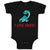 Baby Clothes I Love Dinos Dinosaur Dinosaurs Dino Trex Baby Bodysuits Cotton