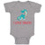 Baby Clothes I Love Dinos Dinosaur Dinosaurs Dino Trex Baby Bodysuits Cotton