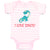 Baby Clothes I Love Dinos Dinosaur Dinosaurs Dino Trex Baby Bodysuits Cotton