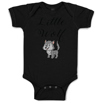 Baby Clothes Little Wolf Funny Humor Baby Bodysuits Boy & Girl Cotton