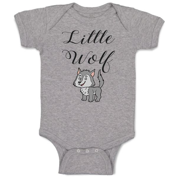 Baby Clothes Little Wolf Funny Humor Baby Bodysuits Boy & Girl Cotton