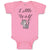 Baby Clothes Little Wolf Funny Humor Baby Bodysuits Boy & Girl Cotton