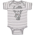 Baby Clothes Little Wolf Funny Humor Baby Bodysuits Boy & Girl Cotton
