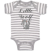 Baby Clothes Little Wolf Funny Humor Baby Bodysuits Boy & Girl Cotton