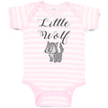 Baby Clothes Little Wolf Funny Humor Baby Bodysuits Boy & Girl Cotton