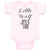 Baby Clothes Little Wolf Funny Humor Baby Bodysuits Boy & Girl Cotton