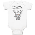 Baby Clothes Little Wolf Funny Humor Baby Bodysuits Boy & Girl Cotton