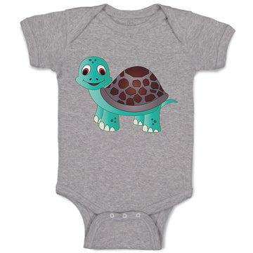 Baby Clothes Little Cute Turtle Funny Humor Baby Bodysuits Boy & Girl Cotton