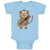 Baby Clothes Monkey Playing Guitar Safari Baby Bodysuits Boy & Girl Cotton