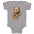 Baby Clothes Monkey Playing Guitar Safari Baby Bodysuits Boy & Girl Cotton