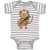 Baby Clothes Monkey Playing Guitar Safari Baby Bodysuits Boy & Girl Cotton