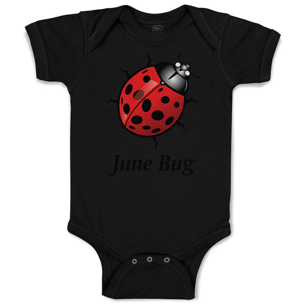 Baby Clothes June Bug Ladybug Baby Bodysuits Boy & Girl Newborn Clothes Cotton